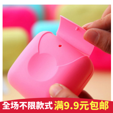 Travel handmade soap box waterproof leak-proof soap box with lid and lock soap box