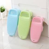  Boutique thickened plastic non-slip laundry basin washing board Kneeling washing board Size washing washboard Washboard