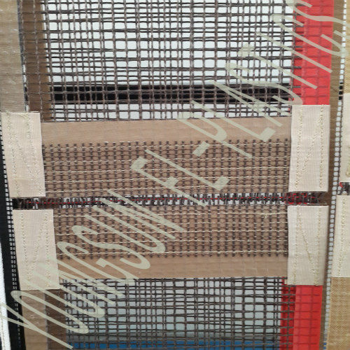 Imported Teflon Teflon high temperature conveyor belt Mesh belt Baking box UV furnace drying line conveyor belt 1*1