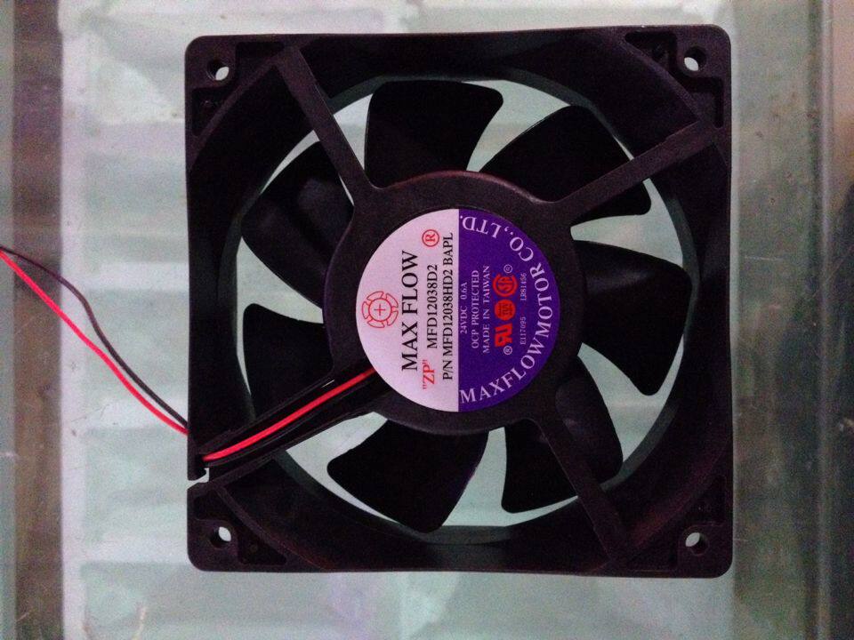 New 12V 48V Taiwan MFXFLOW 12038 24v 0 6A mute high wind volume MFD12038D2