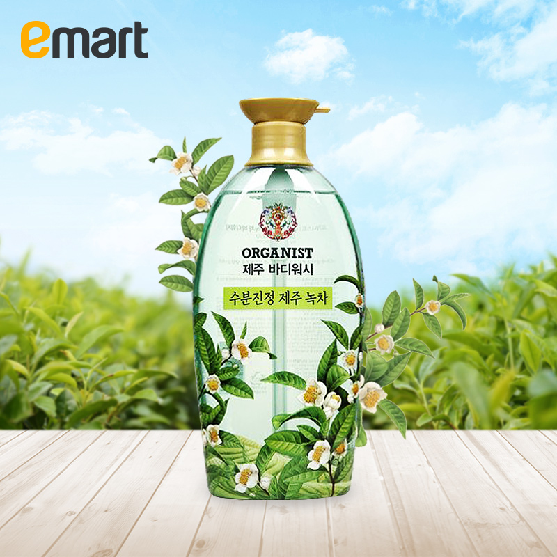 EMART 海外 ORGANIST 济州 绿茶沐浴露 750g