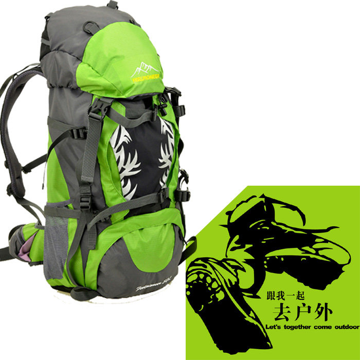 Outdoor 50L sports backpack mountaineering walking travel cycling backpack Leisure sports women camping equipment