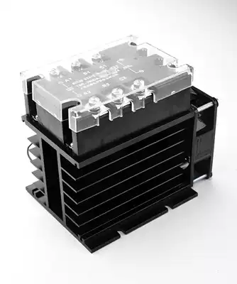Enhanced three-phase solid state relay TSR-120DA-R whole machine includes radiator and fan