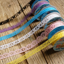 DIY photo album transparent hollow lace decorative tape handmade accessories 6 color selection