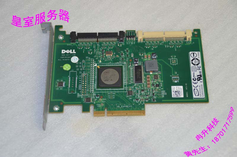DELL 1950 2950 R710 R610 R610 T410 T310 6IR SAS array card YK838 CR679