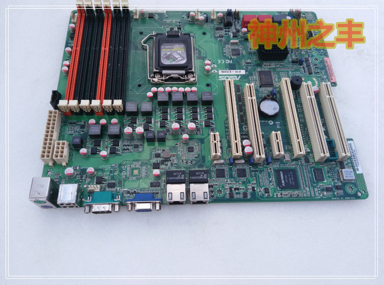 Original installation Asus SUSTech P7F-E (CHN) server motherboard S3420 chipset 1156 pin spot