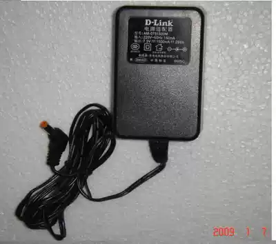 D-LINK router broadband cat with original power supply 7 5V 1 5A