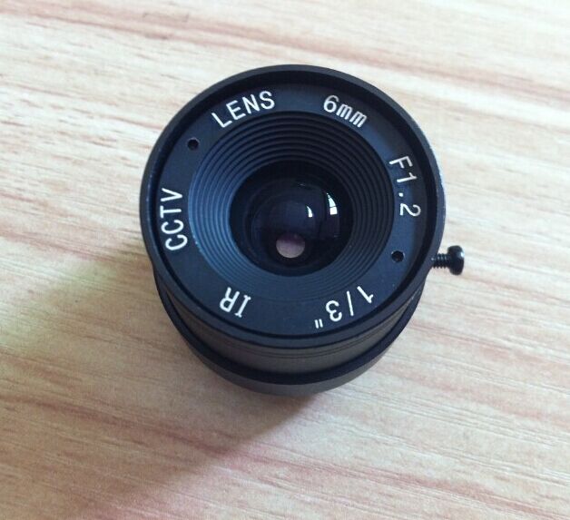 Gun camera lens F1 2 lens CS lens 4mm 6mm 8mm 12 mm16mm surveillance lens