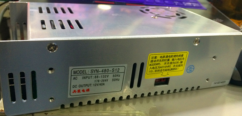 (physical store) The new SYN-480-12 12V40A soldiers installed power supply
