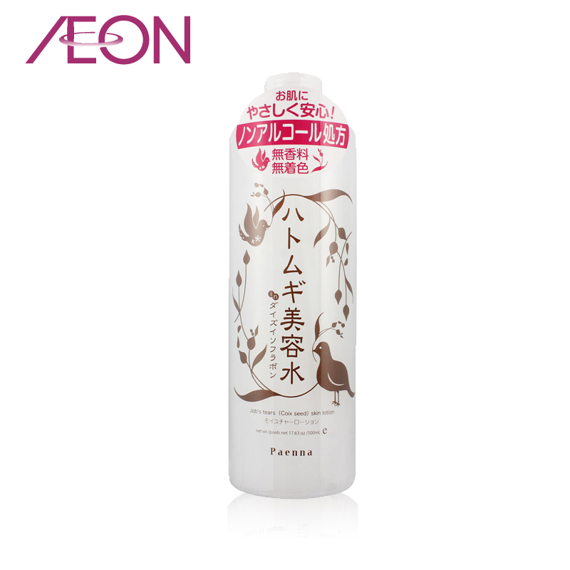 【AEON】日本 paenna薏仁美容水 配合大豆异黄酮成分 500ml