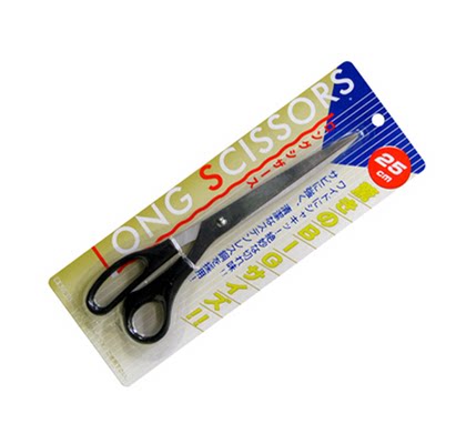 Japanese office scissors anti-rust, sharp and durable with long and versatile long blade scissors