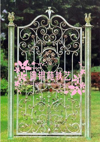 yx021 European Wrought iron door Entry door Single open iron door Security door Wrought iron small door Wedding decoration door