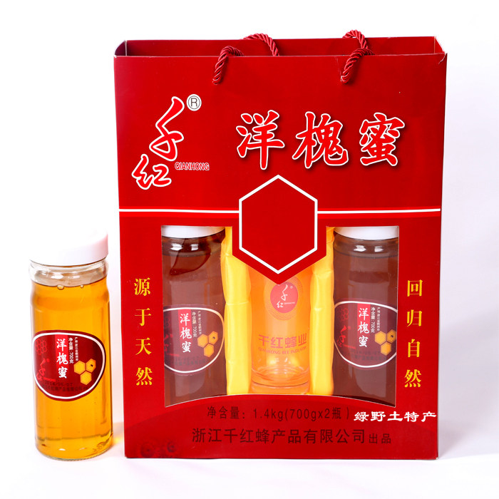 Zhejiang one thousand Red Honey one thousand Red Bee Products Jiangshan Honey one thousand Red Ocean Loci Honey Gift Box of Zhejiang and Zhejiang
