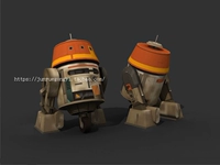 Full 68 model Mô hình giấy thủ công 3D Máy cắt robot DIY Star Wars với mô tả giấy không thành phẩm mô hình gấp giấy 3d	