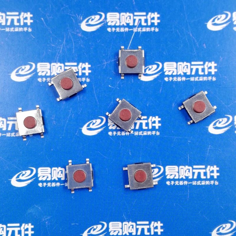 6x6x3.1mm SMD buttons Tactile switches Micro switch Quad feet copper feet (10 pcs)