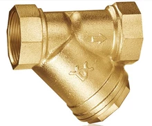 Yongdersen 607 brass Y type filter Silk mouth DN25 DN25 DN32 DN40 DN50