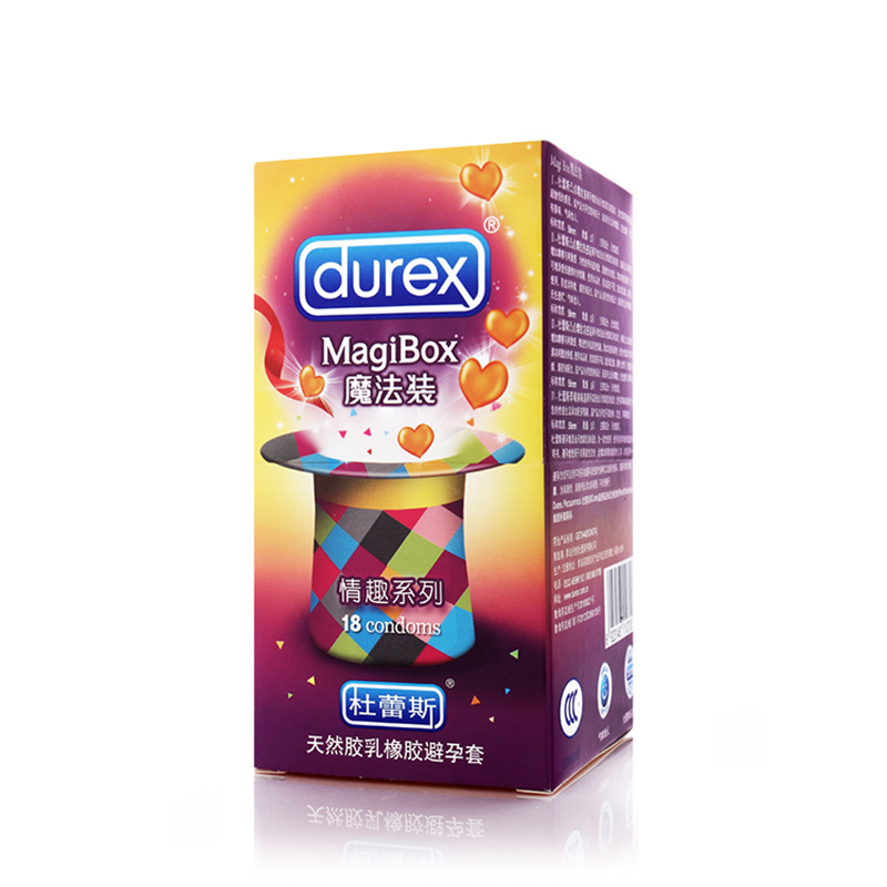 杜蕾斯避孕套魔法装情趣系列18只 大号乳胶安全套 计生 成人用品