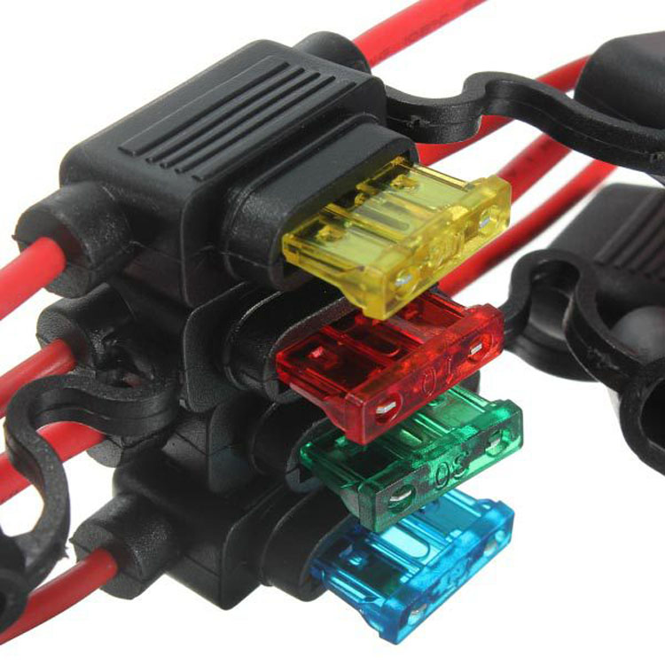 Car motorcycle small medium car fuse box take power socket ... replacement motorcycle fuse box 