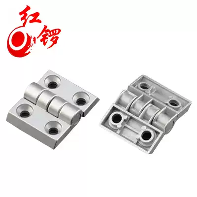 Red Gong Aluminum Extruded Material Accessories 3030 Metal Door Hinge Zinc Alloy Black 4040 Industrial Hinge Metal Hinge 20