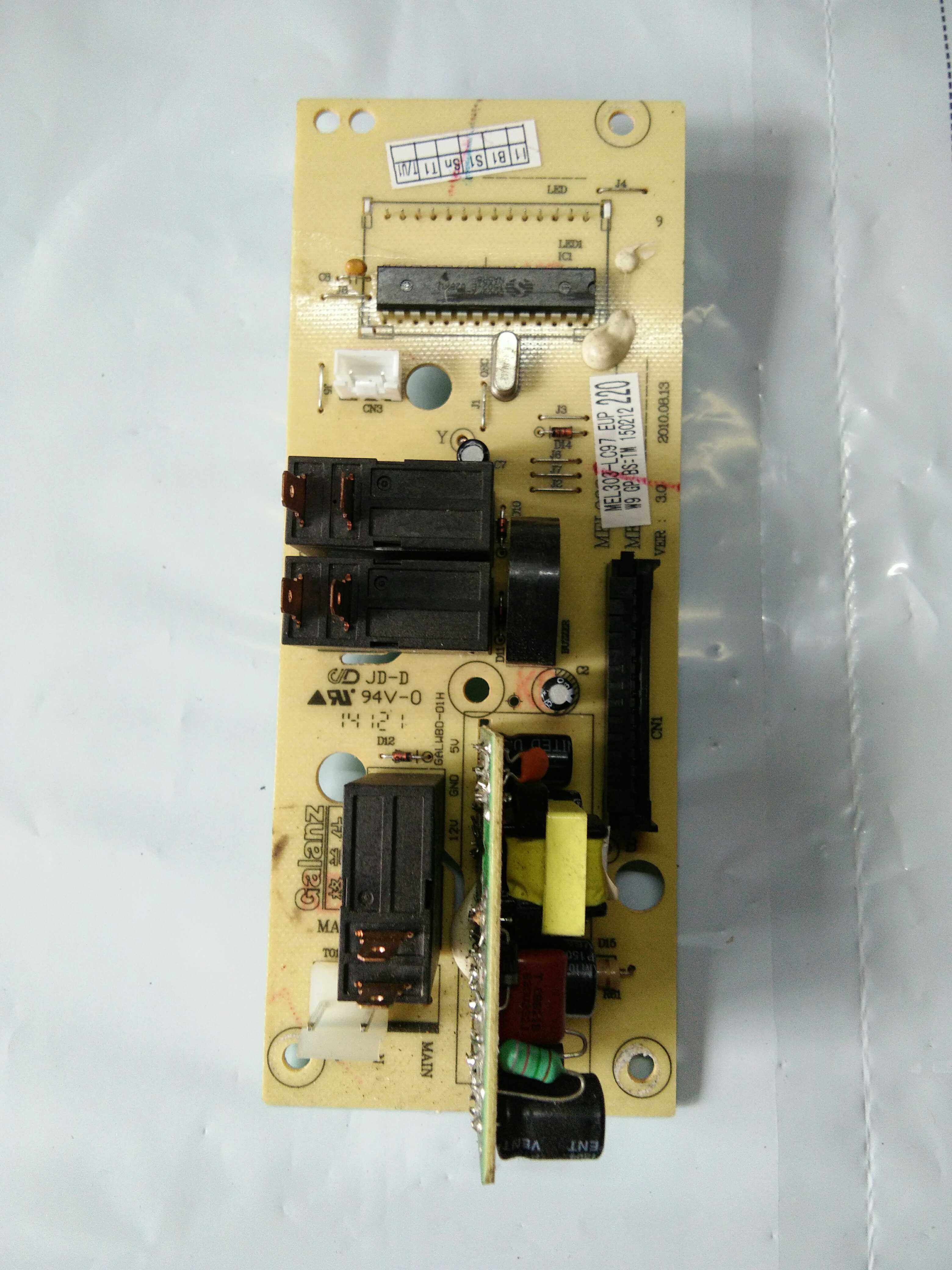 Original Galanz microwave oven computer board MEL303-LC97 EUP
