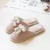 Spring and autumn cotton and hemp home slippers Forest women's home slippers Memory cotton non-slip sole floor slippers