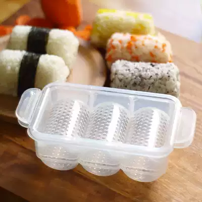 Japanese-style three-way cylindrical rice mold rice ball mold holding rice ball lunch mold