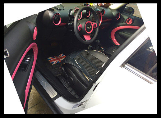 Mini MINI countryman R60 meter ring retrofitted with 11 pieces of cover interior circle kit dashboard