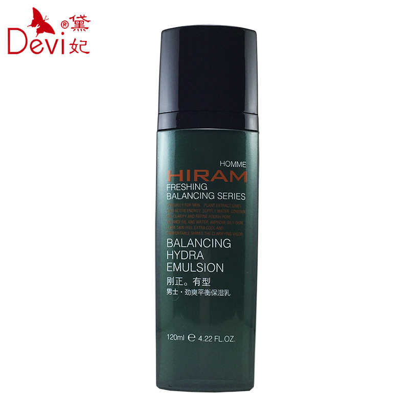 DEVI/黛妃化妆品男士悍龙劲爽平衡保湿乳120ml 水油平衡护肤品