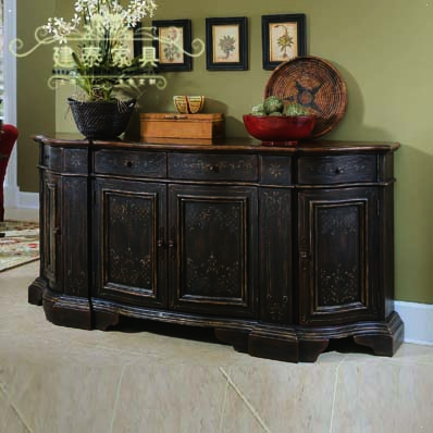 建泰欧式实木储物柜H018