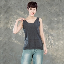 Sqin style womens sleeveless vest top with sole wear of cotton knitted Sling short Korean version of thin