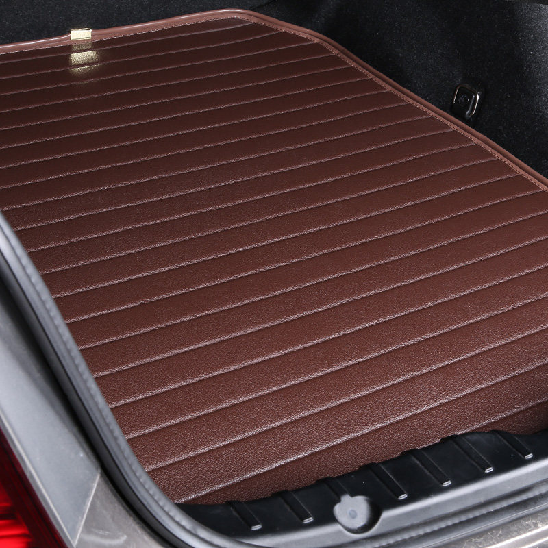 新款条纹专车专用后备箱垫尾箱垫宝马奥迪奔驰保时捷标志