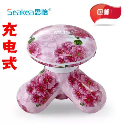 Rechargeable mini triangle vibrator Small mini three-pin USB portable electric vibrator battery