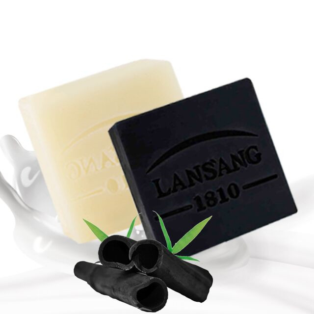 兰尚羊奶竹炭皂手工皂去黑头洁面皂天然补水保湿洗脸皂精油皂香皂