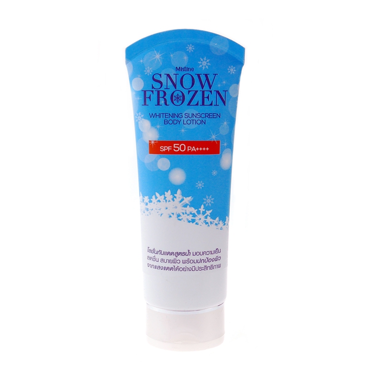 泰国mistine冰爽身体防晒SPF50 PA++++美白紫外线不油腻100ml包邮