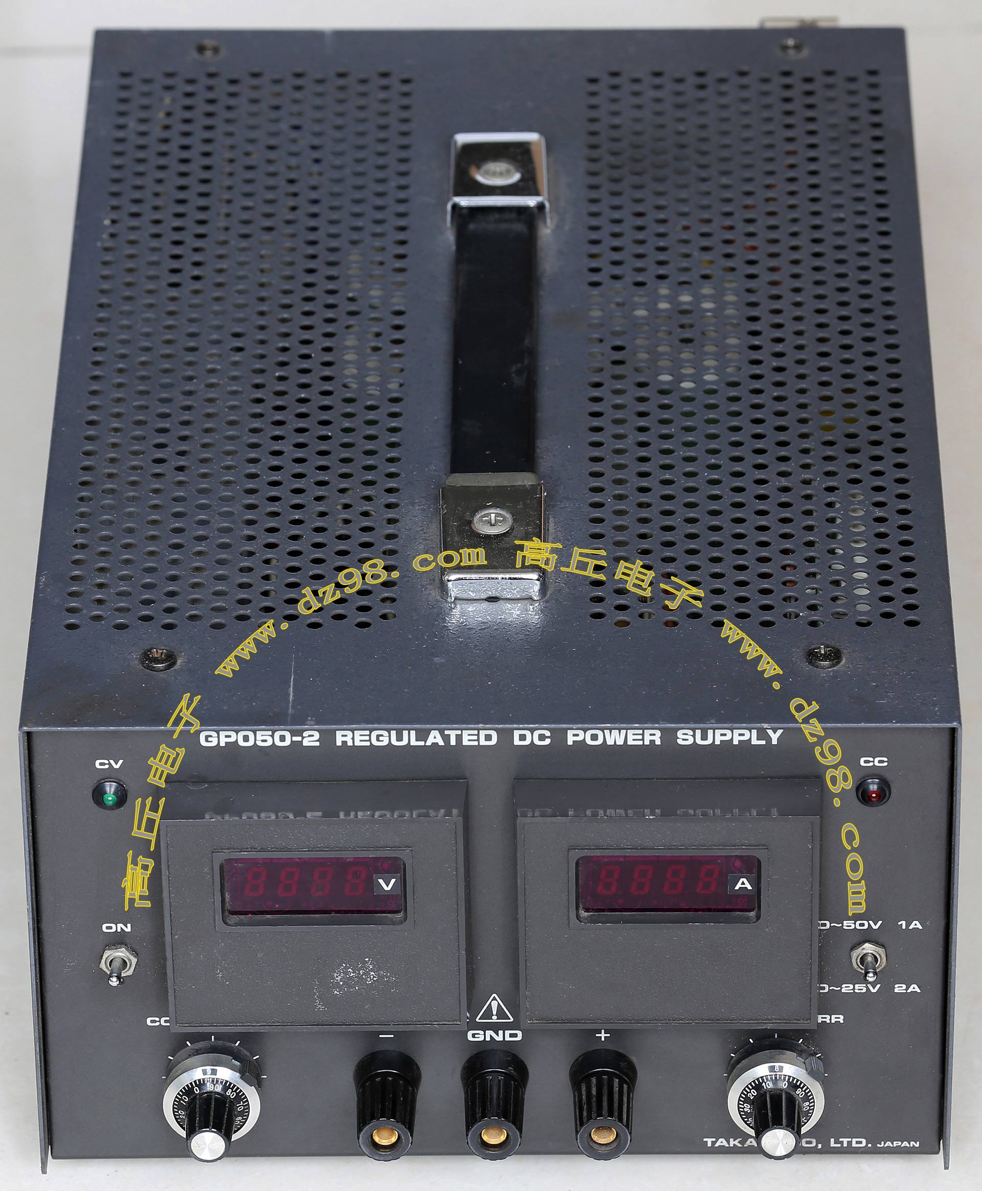 Japan's Takasago TAKASAGO GP050-2 0-25V-50V 0-2A-1A adjustable DC power supply