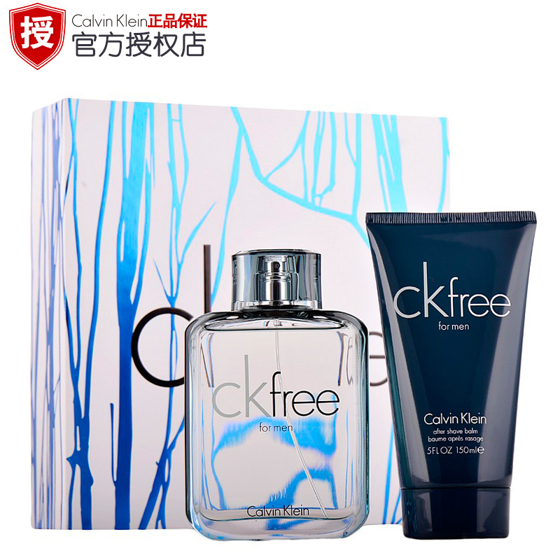 CK/卡尔文克雷恩 自由飞男士套装淡香水100ml+须后膏150ml