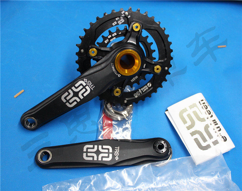 e13 TRS trsp double disk crank is ultra-lightweight 24 38t AM Enduro