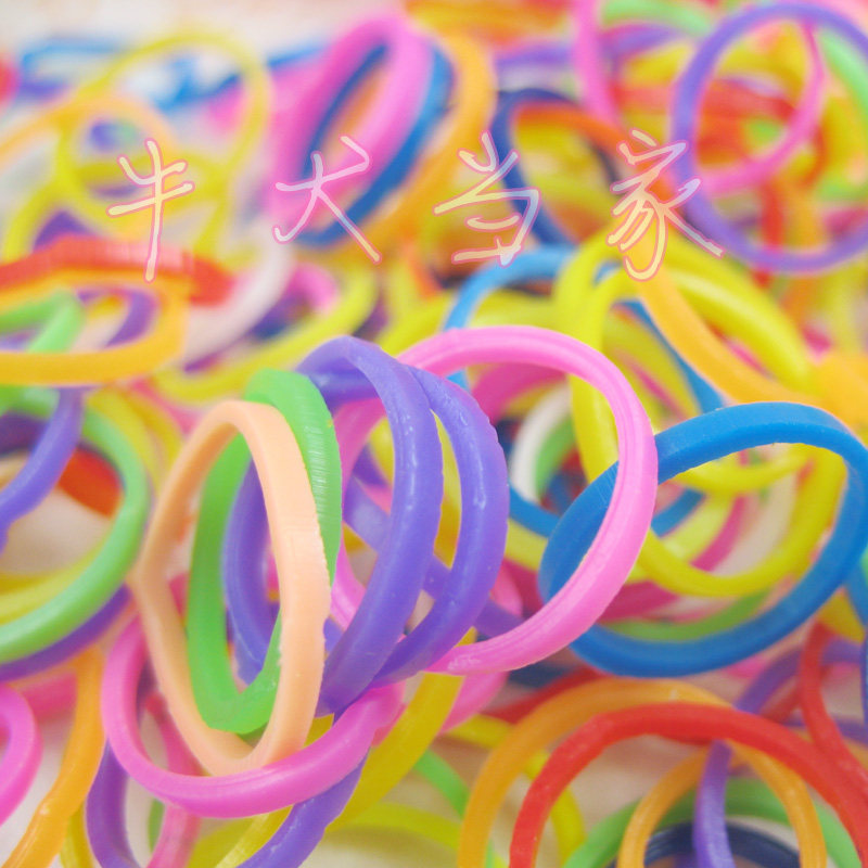 800 packs) pet rubber band rubber band dog tie fur band beauty rubber band Yorkshire teddy