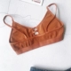 Bralette Pháp có gọng, ngực nhỏ, bé gái, siêu mỏng, không gọng, thoải mái, thoáng khí, áo lót dạng vest đơn giản - Áo ngực không dây