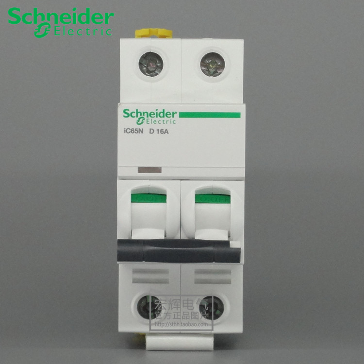 Schneider circuit breaker Acti9 IC65N D line air switch 2P16A 20A 25A 32A 40A 63A