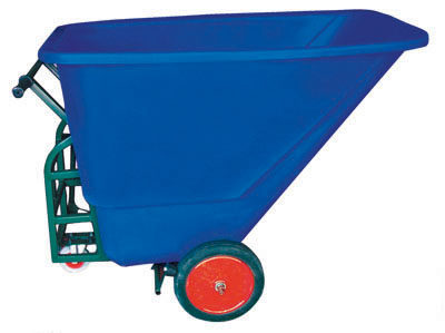 Hand-push inclined dump truck 350 liters garbage removal vehicle two-wheeled cleaning tool car sundries plastic transportation equipment