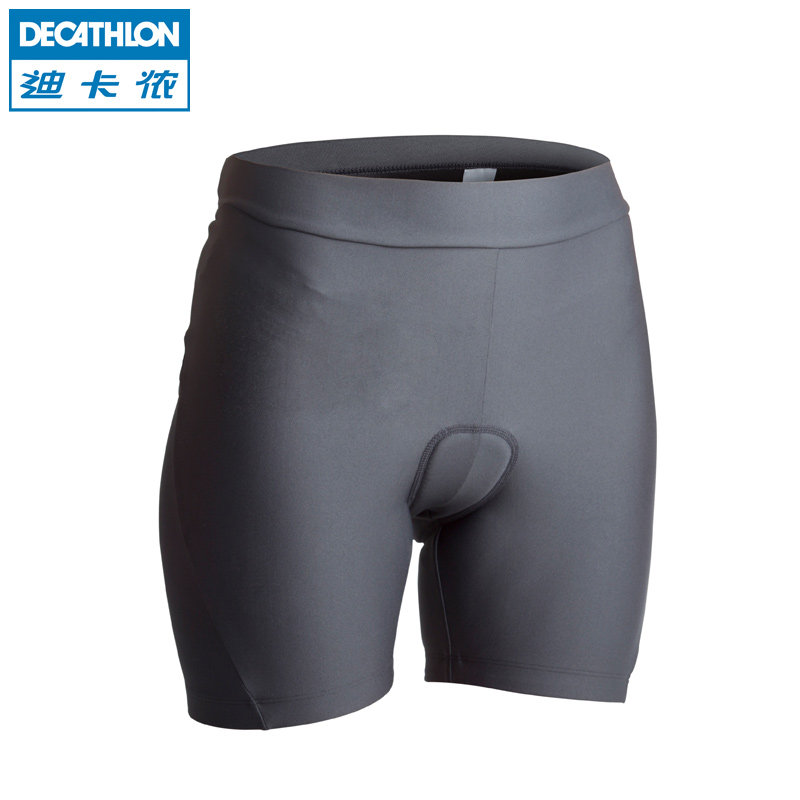 迪卡侬 骑行裤短裤女 速干裤紧身裤运动裤骑行健身打底裤 G BTWIN