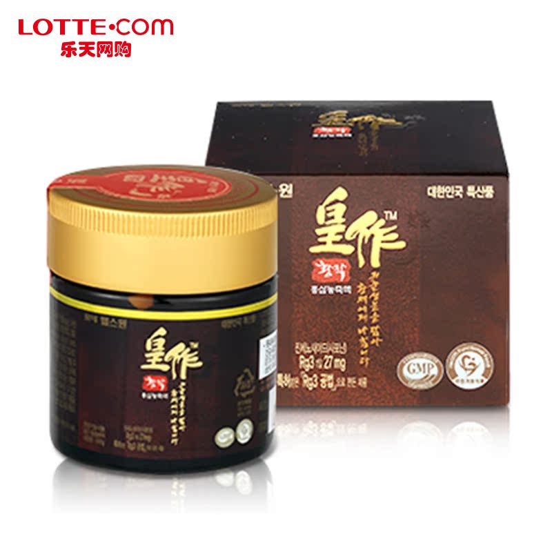 乐天网购Lotte Health One乐天健康正宗高丽红参浓缩液100g含餐具