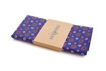 European and American fashion popular cotton cotton blue dark blue flower color purple white suit shirt bag towel pocket towel