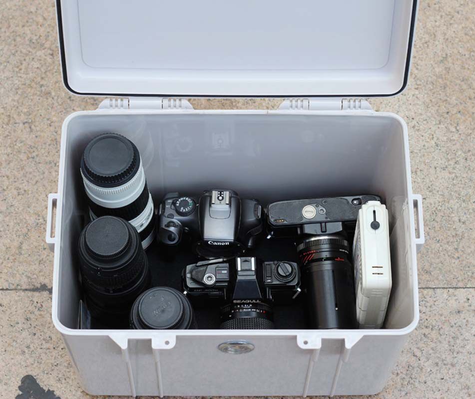 Zhuhai ten thousand to get DB-3828U single eye camera lens plastic case Nanchang equipment drying box anti-tide box