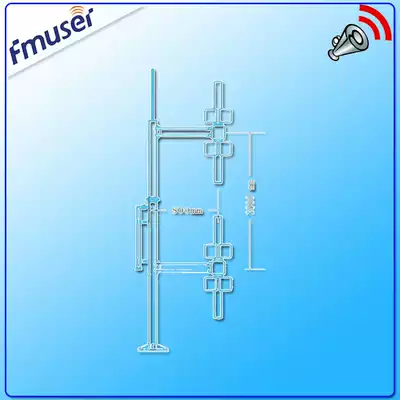 FM-DV3 high-gain narrow-band FM dipole transmitting antenna DAB European standard FM broadcasting dedicated antenna