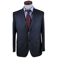 Firs / Firty Shanshan Suit Men Mới Len nguyên chất Màu xám đậm Sọc Suit Suit Suit FXC214212 quần tây