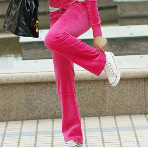 2021 Spring New Velvet Women's Pants Sports Pants Yoga Pants Casual Pants Flared Extended Women's Pants Wide Leg Pants