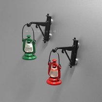 New synthetic metal European style small hook kerosene lamp refrigerator paste creative simple magnet Iron paste Iron Stone