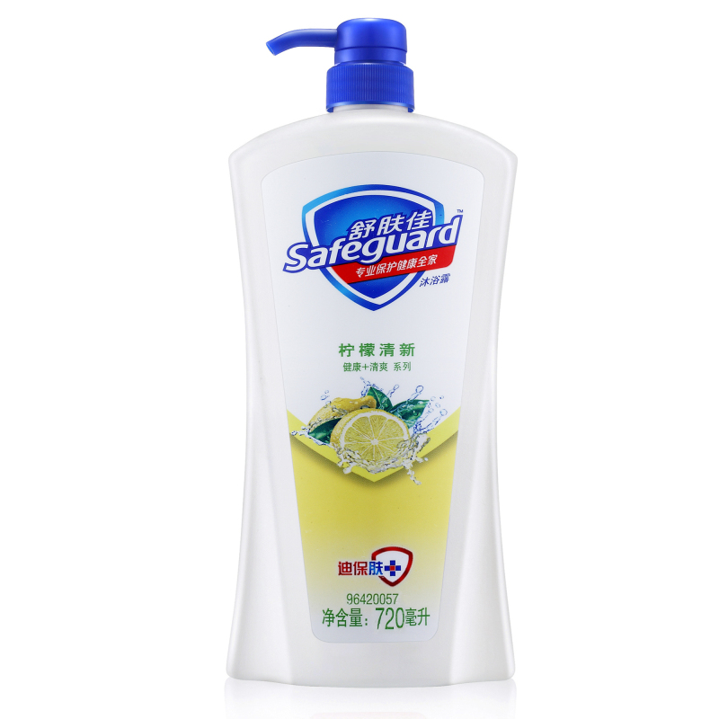 【天猫超市】舒肤佳 沐浴露/乳 经典净护柠檬清新720ml 清洁 滋润